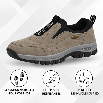 Bastien | Chaussures décontractées sans lacets, antidérapantes et orthopédiques