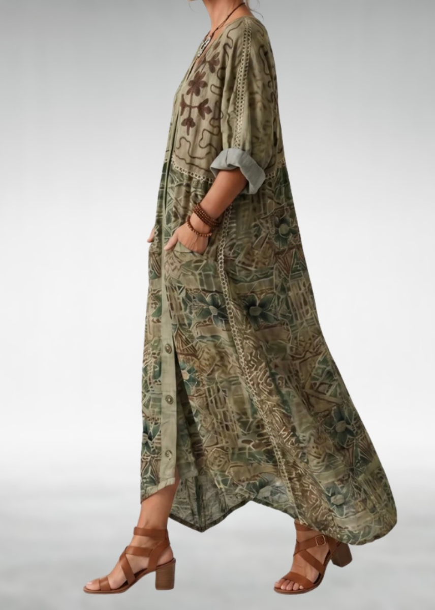 Ophélie | Robe longue fluide