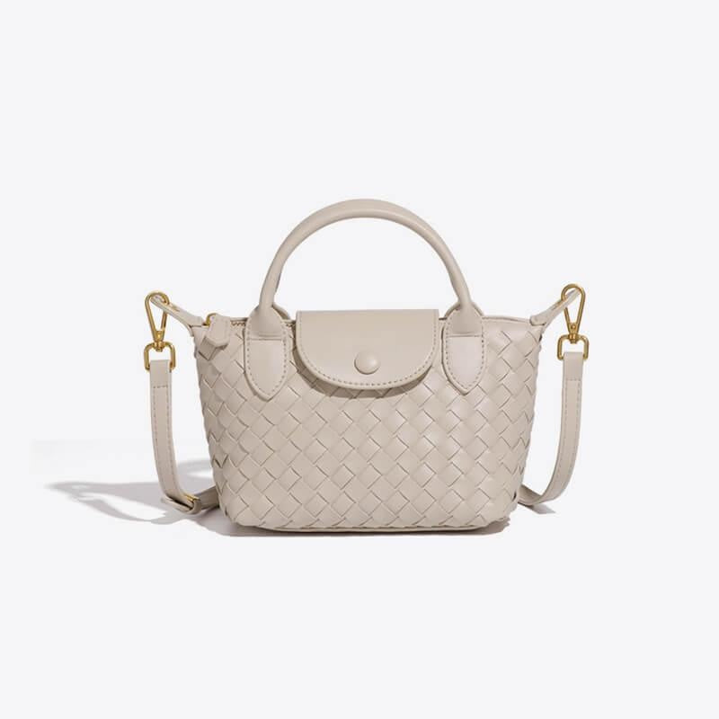Léonie | Mini sac tressé à main et bandoulière