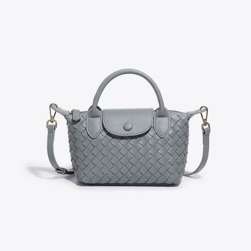 Léonie | Mini sac tressé à main et bandoulière