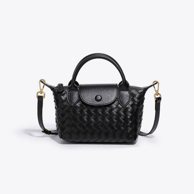 Léonie | Mini sac tressé à main et bandoulière