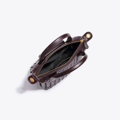 Léonie | Mini sac tressé à main et bandoulière